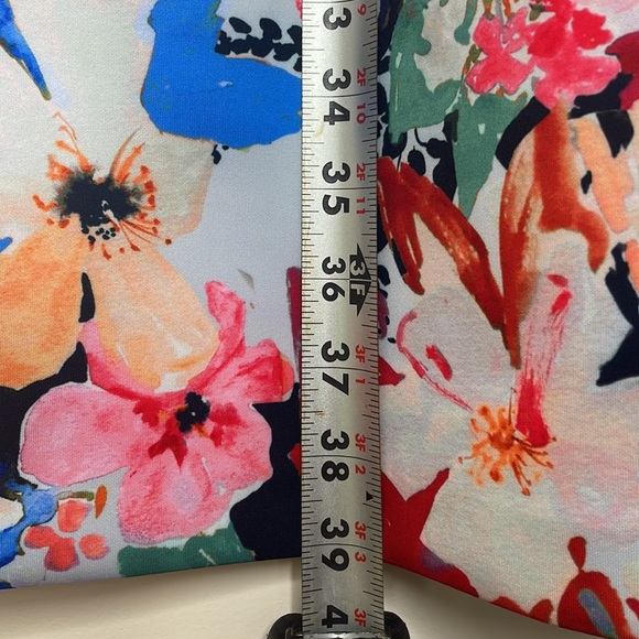 NWT T Tahari Floral Cap Sleeve Dress Size Small - Picture 6 of 12